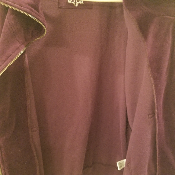 Sz XL LL Cool J  Purple Velour Jacket - Picture 8 of 15